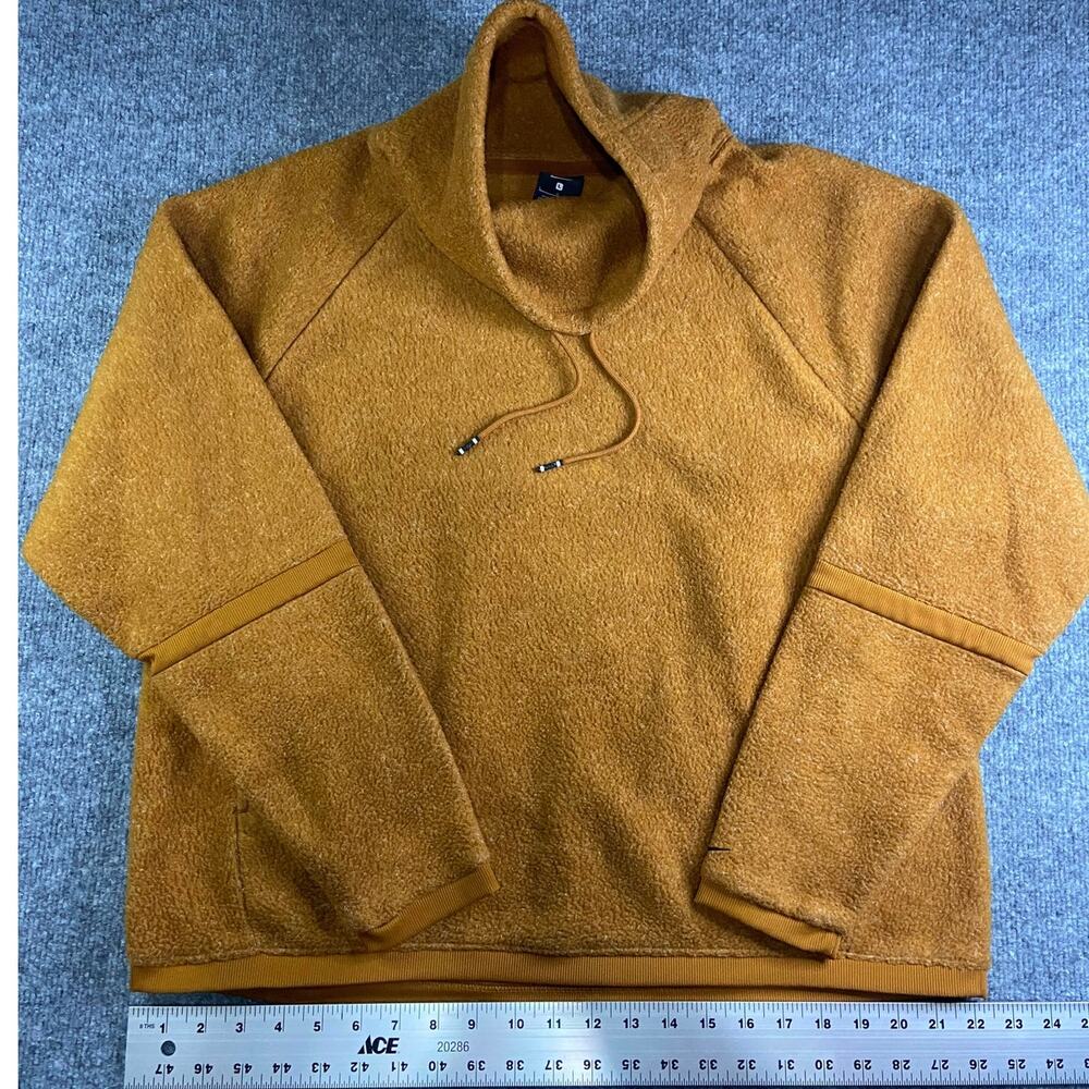 Nike Therma Fleece Long Neck Hoodie Burnt Sienna Brown Women's Size L